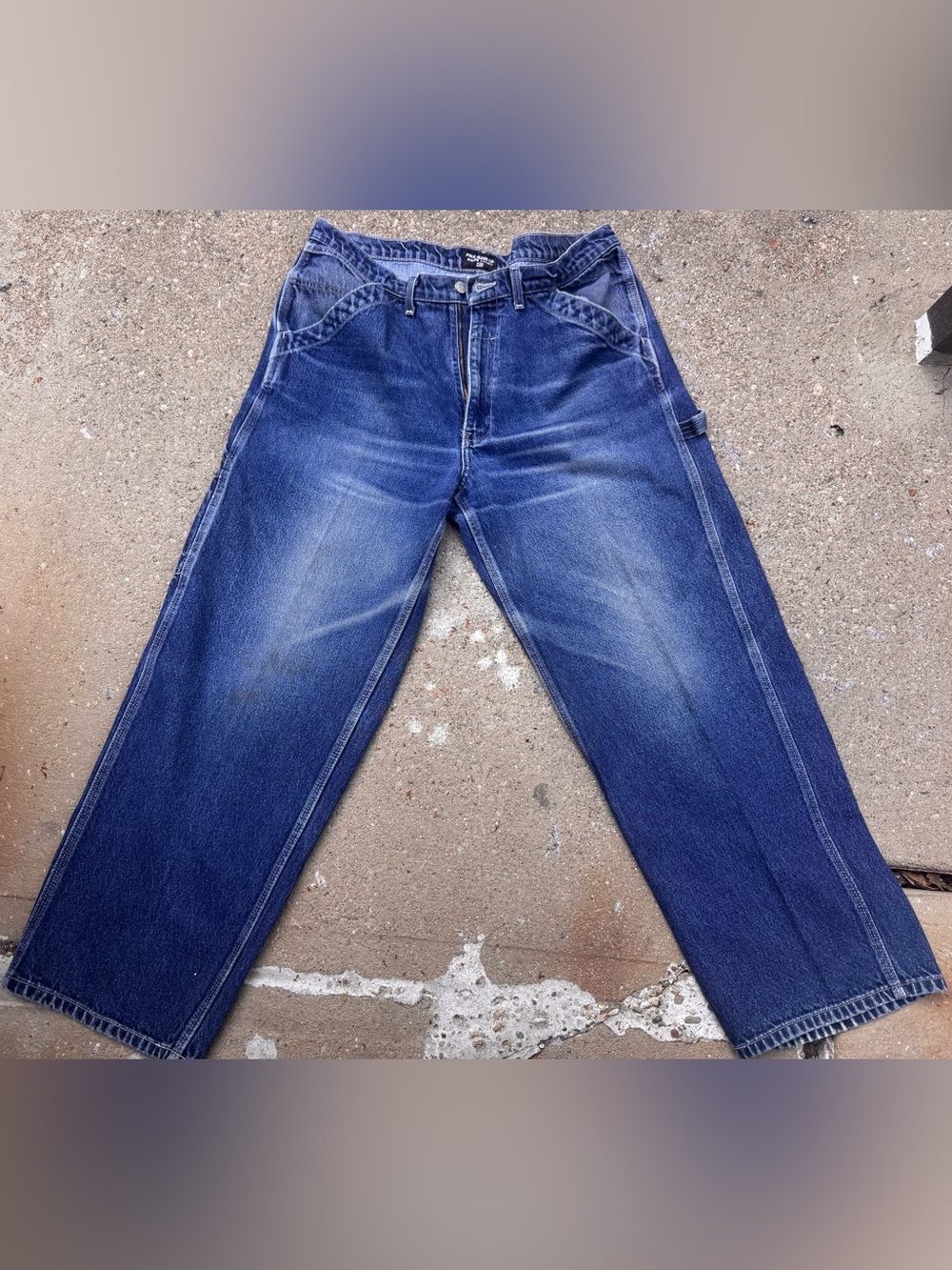 1990’s Ralph Lauren Polo Jean Co Carpenter Jeans Tag 36x30 Vintage 36x28 Actual
